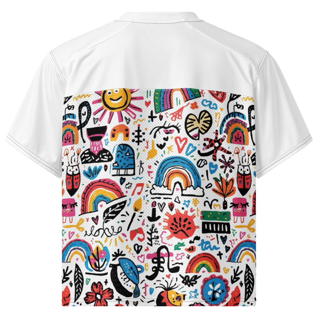 DOODLE Boxy football jersey