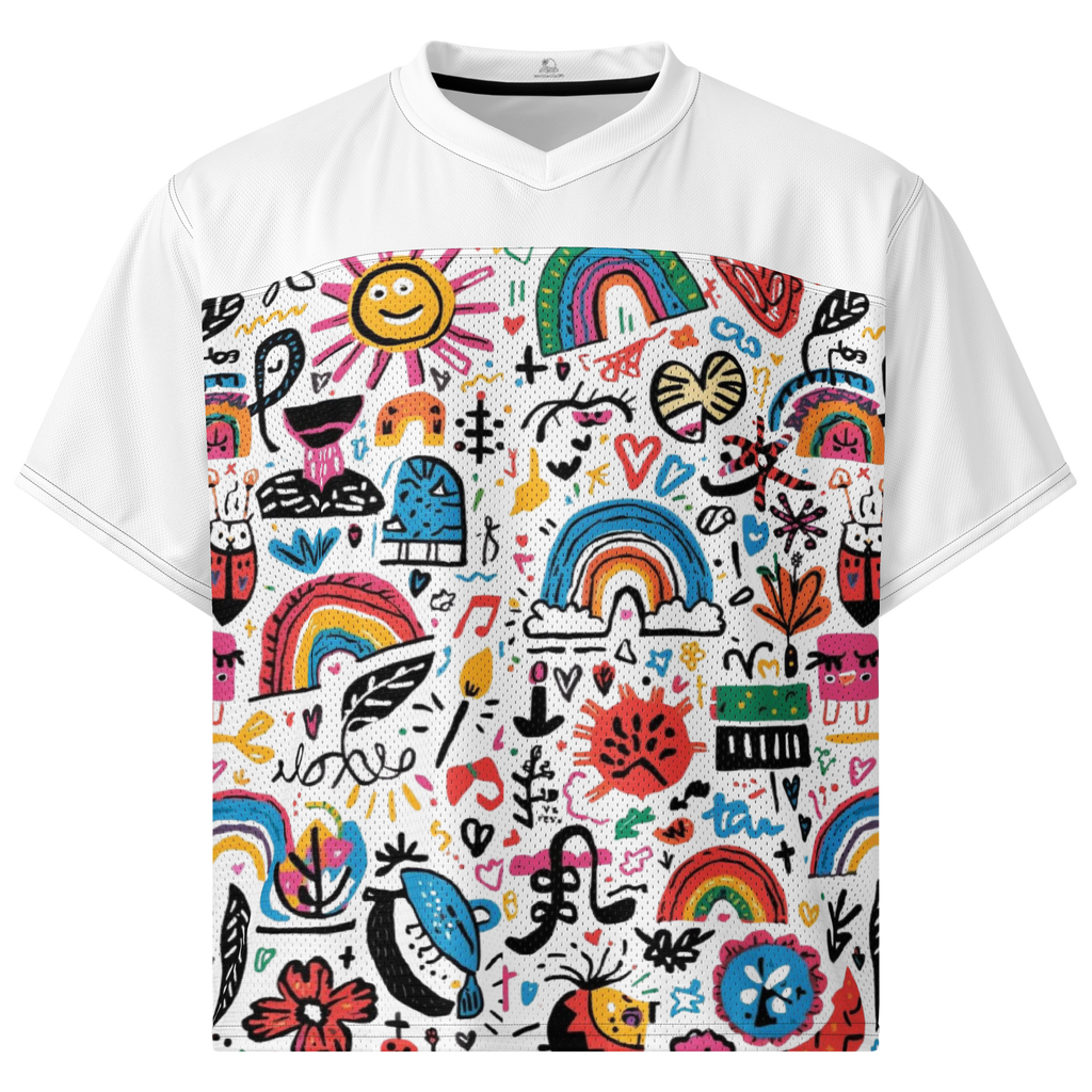 DOODLE Boxy football jersey
