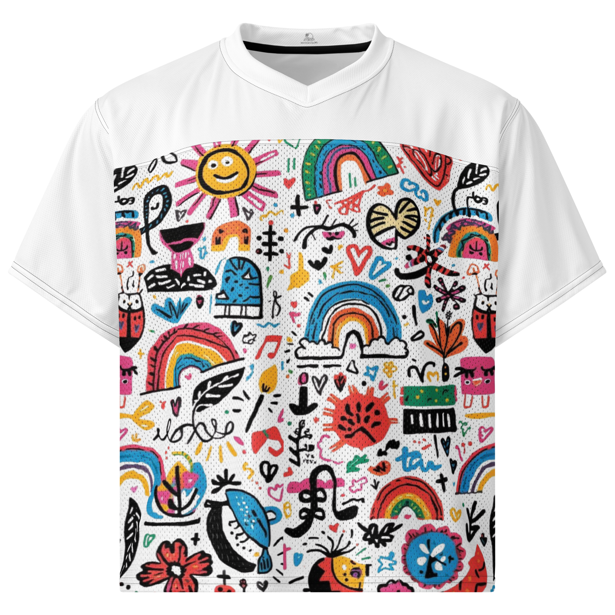 DOODLE Boxy football jersey