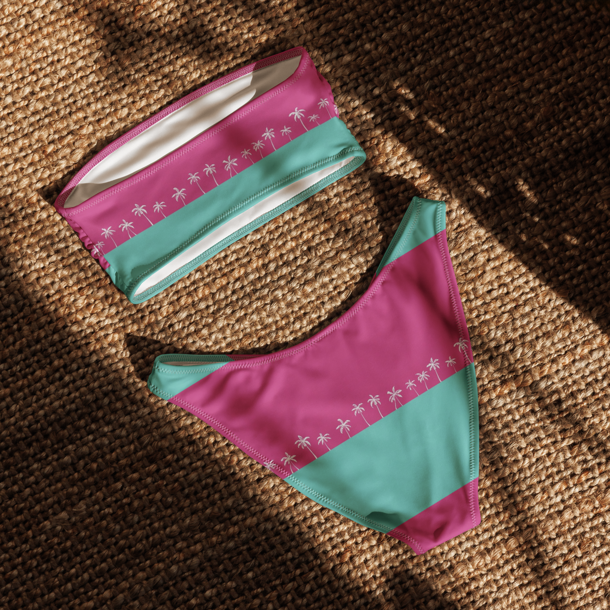 PALM Recycled bandeau bikini